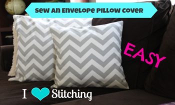 How To Sew An Envelope Pillow Cover Beginner Sewing Tutorial - Diy Envelope Pillow Cover No Sew