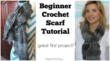 Beginner Crochet Scarf Pattern