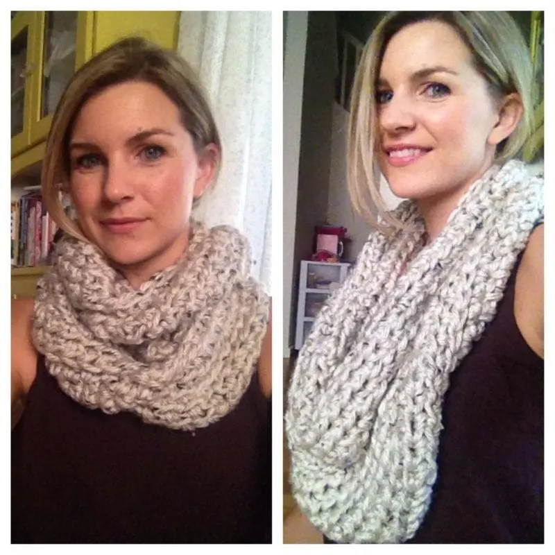 crochet infinity scarf tutorial