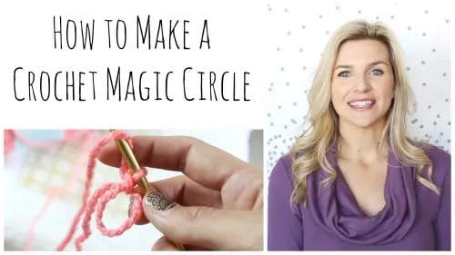 BEGINNER Crochet Magic Ring Double Crochet - YouTube