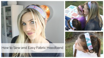 How to Sew and Easy Fabric Headband