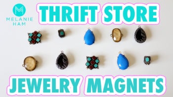 Thrift Store Jewelry Magnets!