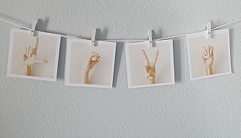 Love Wall Art Easy DIY Tutorial with Sign Language