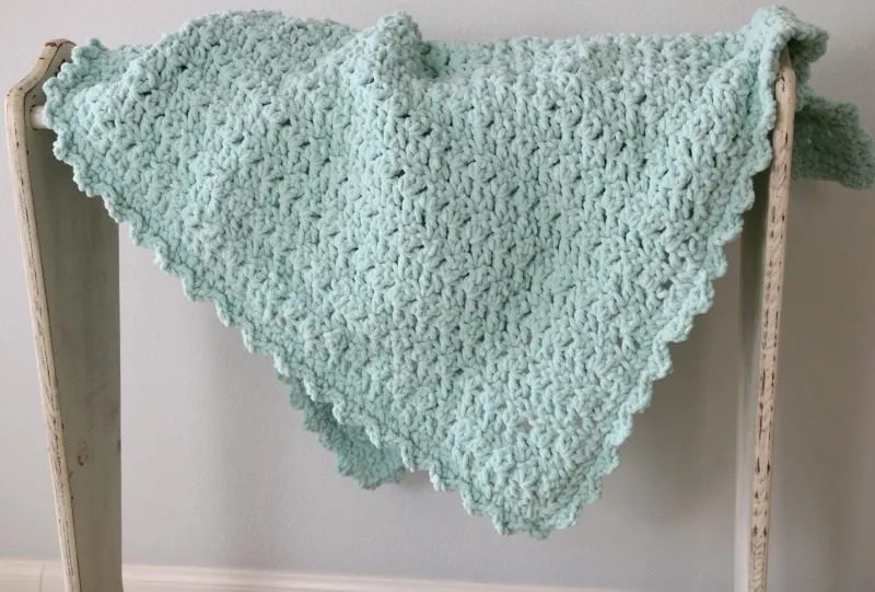 beginner crochet blanket border