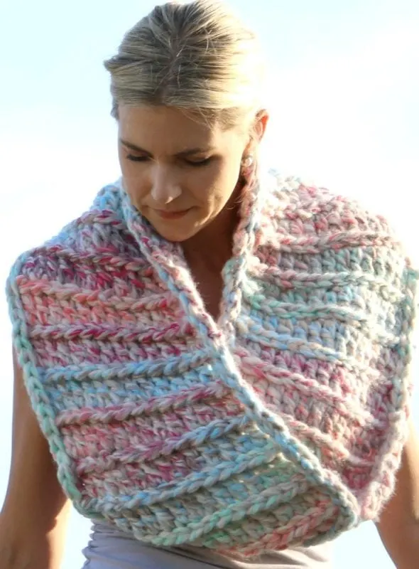 beginner crochet scarf