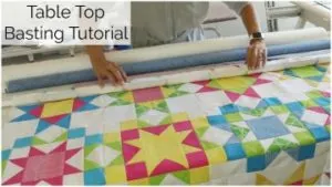 roll basting your quilt