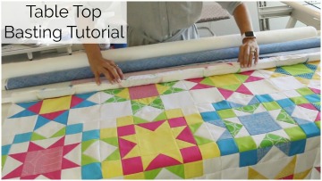Table Top Quilt Basting