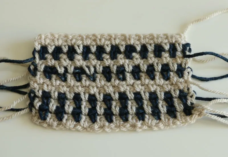 crochet moss stitch