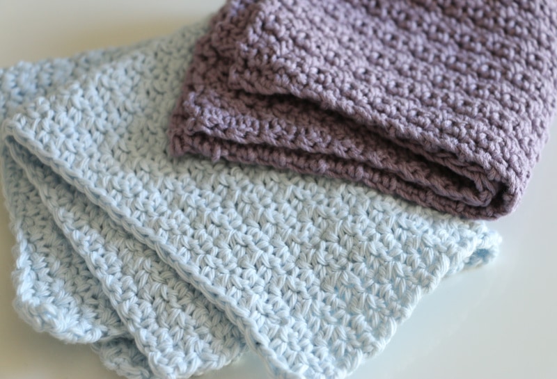Beginner Cotton Crochet Washcloth Tutorial - Easy 