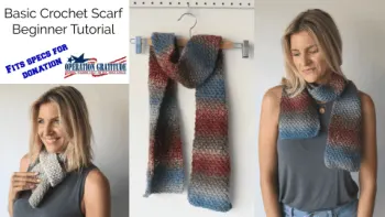 Basic crochet scarf thumbnail