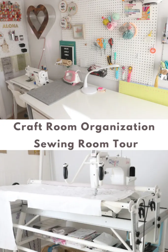 Craft Room Tour 2022 ❤️💕 Tips & Tricks for Organization of Craft & Sewing  Supplies 🥰 Storage Ideas 