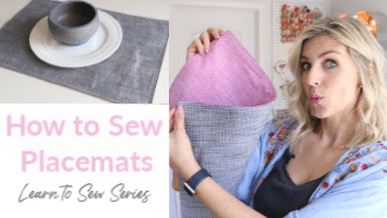 how to sew placemats