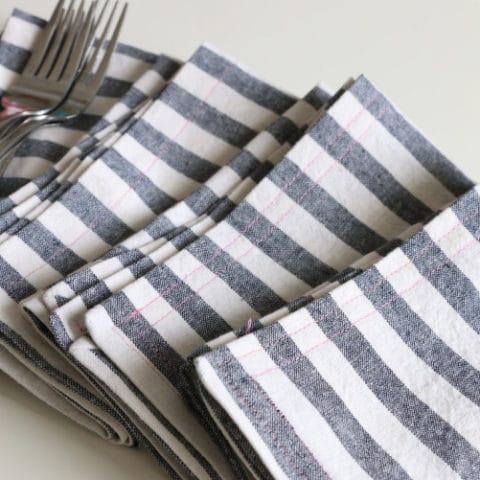 How to Sew Napkins with Mitered Corners - Learn to Sew Series