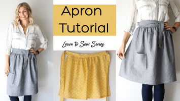 How to Make an Apron – Learn to Sew Series