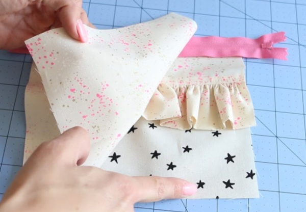 how to make a zip pouch