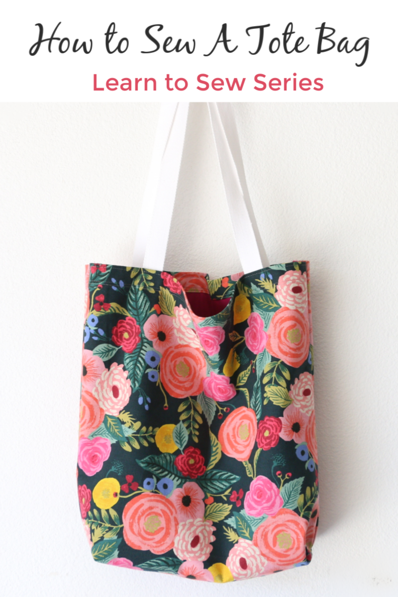 How to Sew a Tote Bag - Learn to Sew Series - Melanie Ham