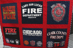 Firefighter T-shirt Quilt