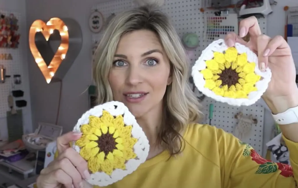 sunflower-crochet-granny-squares